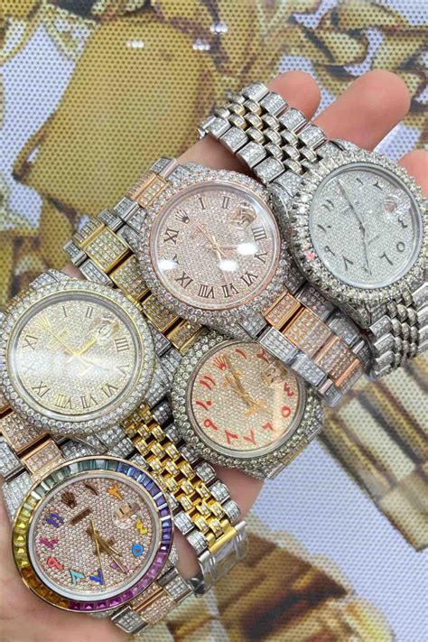 bust down rolex for cheap|iced out rolex for sale.